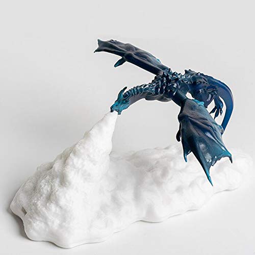 Primst 3D Printed Volcano Dragon Lamps,Night Light Moon Light,Desktop Lamp For Bedroom Office Children Gifts (Blue) #TOP3