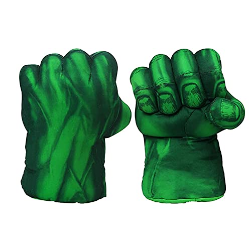 Guantoni da Boxe Hulk, Guantoni da Boxe Morbidi da Allenamento Smash Guanti da Supereroe Pugni da Gioco di Ruolo Giocattoli per Bambini Compleanno Natale