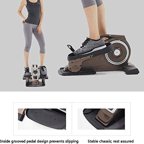 Image of Exercise Step Machine Portable Mute Stepper Pedal, Fitness Stair Stepper with LCD Monitor, Exercise Machine with Resist