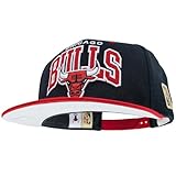 Mitchell & Ness Team Arch Gorra de béisbol Snapback (NBA/HWC) - Chicago Bulls (Negro/Rojo)
