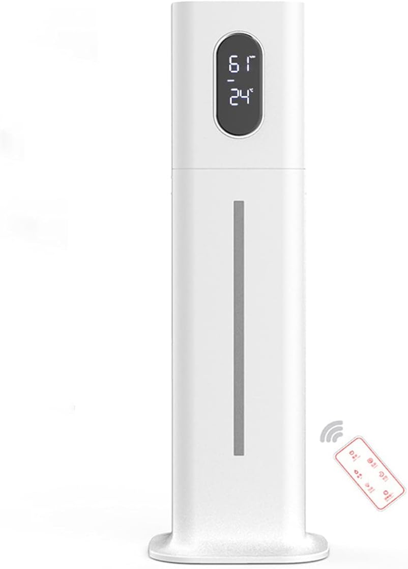 Floor Standing Humidifier Intelligent Control Large Capacity Large Spray Intelligent Constant Humidity Powerful Mist Output Infrared Remote Control Waterless Auto Off (Smart version)