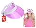 Tennis Beach Colored Plastic Clear Sun Bingo Vegas Dealer Golf Casino Visor Hat