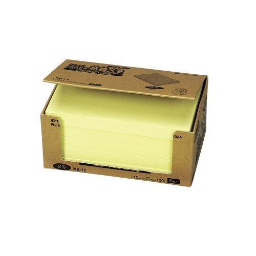 ニチバン ふせん ポイントメモMB-1Y 110mmX75mm MB-1Y