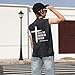 Fkatuzi Boys Christian Graphic Tank Tops God Jesus Shirts for Kids Cross Faith Religious Cotton Acid Wash Sleevesless Tshirt(Black,130)