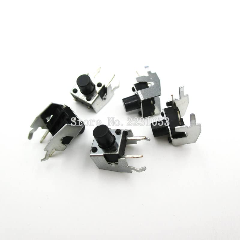 Bouton poussoir 6x6x7mm avec contact franc et soudure stable à 4 broches pour réparation, 50pcs