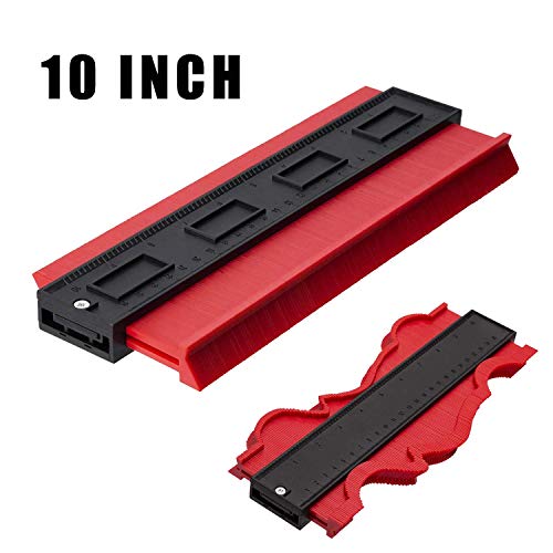 MinTerest Contour Gauge Duplicator 10 Inch Profile Gauge Measure Ruler Contour Duplicator Irregular