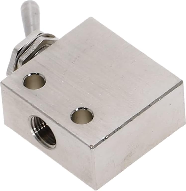 Air Valve, Mechanical Toggle Switch, TAC2-31V 1/8" PT Thread 2 Position 3 Way Toggle Lever Pneumatic Switchs Valves Fittings