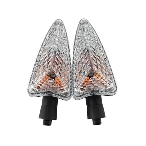 JIANYISR Blinker Motorrad Kompatibel Mit Aprilia RS4 125 RSV 4R SR Motard SXV 550 Caponord 1200 Motorrad-Blinker Vorne/hinten(21mm Clear)