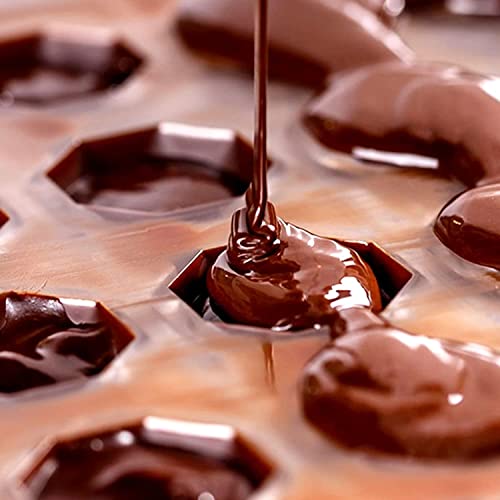 Candyland Crafts 60Mm Geometric Sphere 3-Part C Chocolate Candy Mold | Clean Candy Molds And Reusable Chocolate Making Mold - Vc-Bw10265Mc #TOP2