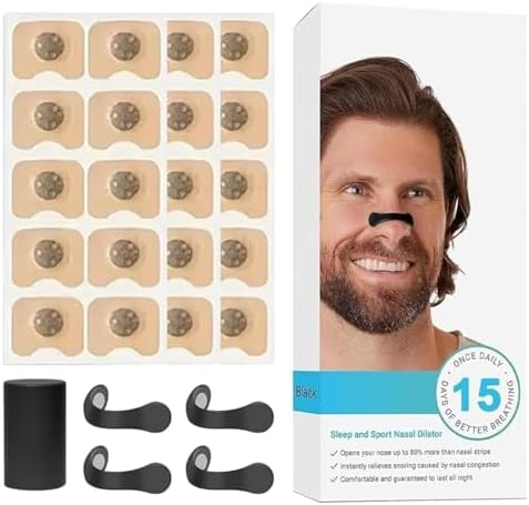 Magnetic Nose Strips for Breathing | Snoring Stopper for Men | Nasal Strips for Breathing | Nasal Dilators For Breathing | Instant Relief From Snoring | Anti Snoring Nose Clip For Men