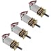 4PCS Mini Micro N20 Gear Motor DC 3V-6V Slow Speed Full Metal Gearbox Micro Motor Speed Reduction Motor for DIY Robot Car RC Toys