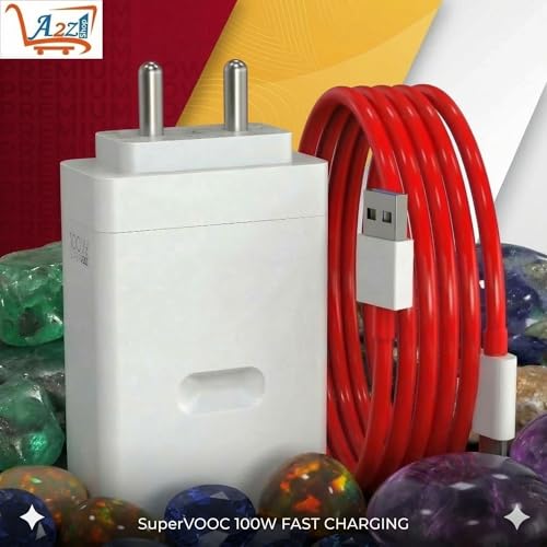 Image of OneePlus Original 100W Super Vooc Charger Fast Charging Compatible with Oneplus 10T, 10R, 10 Pro, 9 Pro, 9Rt, One Plus Fold Pad, 11 Pro, 11 R, Nord CE2, Nord CE 4, Nord CE Lite 5G,12R