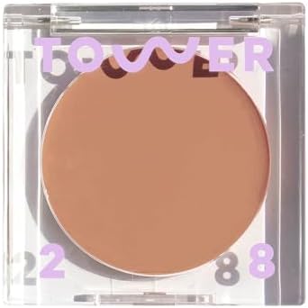 Tower 28 Sculptino Cream Contour - Foolproof Cream Bronzer Contour - Natural Face Sculpting Matte Bronzer Balm - Vegan, Everyday Face Makeup for Sensitive Skin - Fair Light Neutral (0.16 oz)
