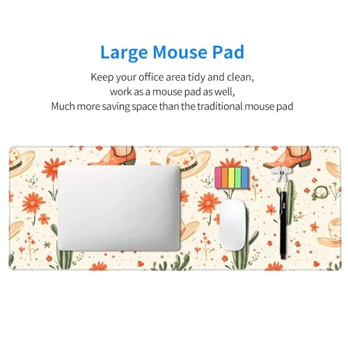 Tapis de souris de jeu grand format avec base caoutchouc pour clavier PC - 5