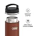 ICON SERIES BY THERMOS Stainless Steel Water Bottle with Screw Top Lid, 32 Ounce, Saddle