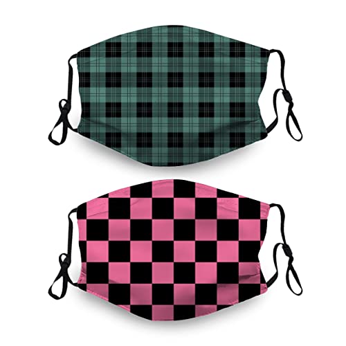 チェック柄 チェック タータンチェック 布マスク マスク 立体マスク フェイスマスク 繰り返し 洗える 呼吸しやすい ランニング スポーツ かわいい フェイスマスク 男女兼用