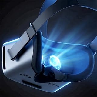 DESTEK V5 VR Headset for Phone w/VR Gamepad, 128 Premium VR apps Included, Anti-Blue Eyes Protected HD Lenses, 110° FOV Virtual Reality Headsets for iPhone, Android Phone