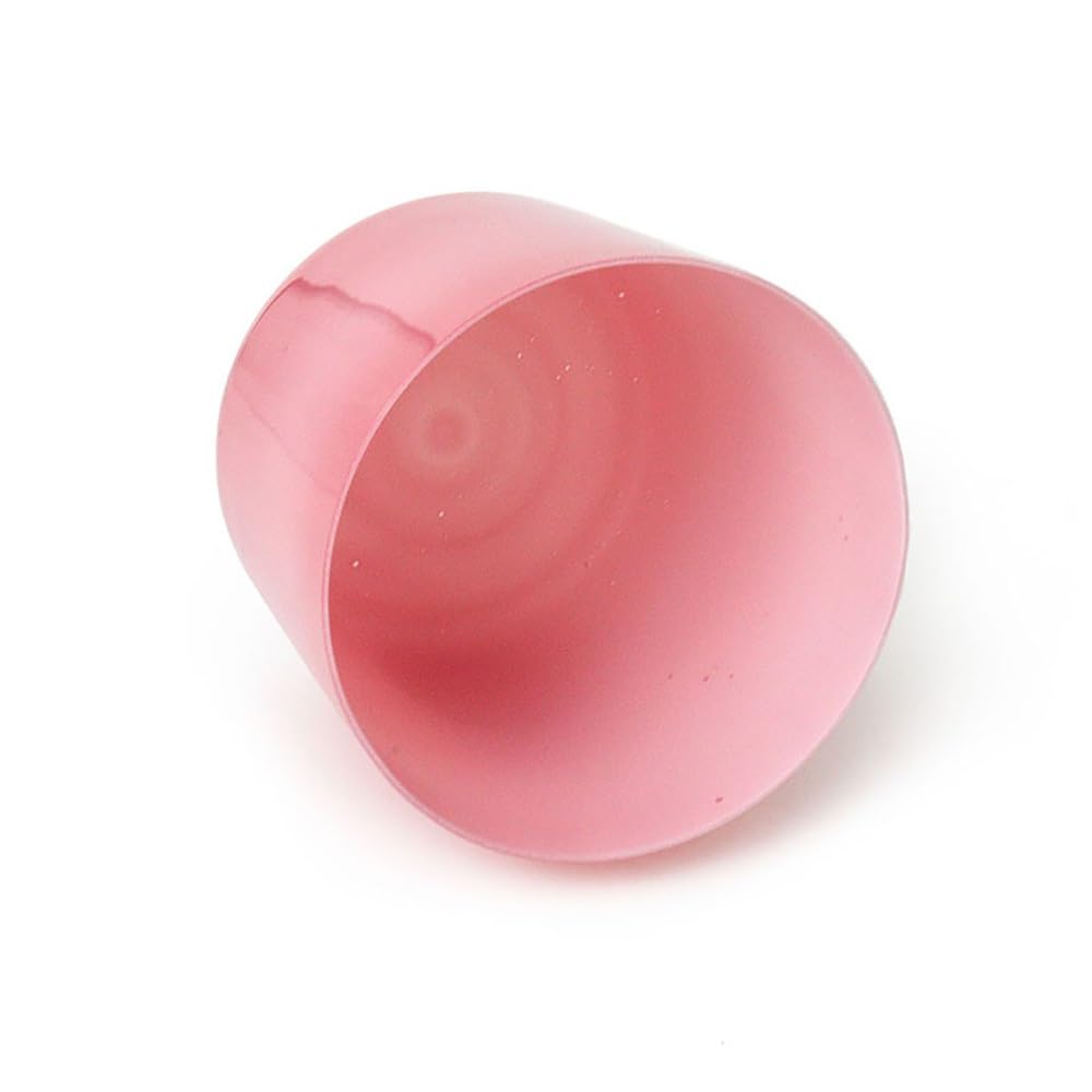 Rote Alchemistische Kristallschale, 6 Zoll, Klangschale für Chakra, Geschenk für Meditation Yoga und Klangheilung, mit gratis Acryl-Schlagzeug und O-Ringen (Hinweis: