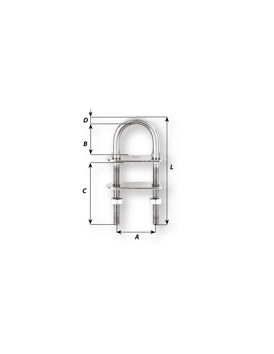 Wichard 6513 6513 Stainless Steel Strong U-Bolt
