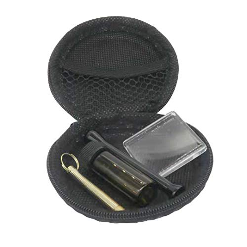 OriAnNa Portable Snuff Kit With Case Snuff Bullet Mini Travel Storage Containers Convenient Carry for Outdoor Traveling