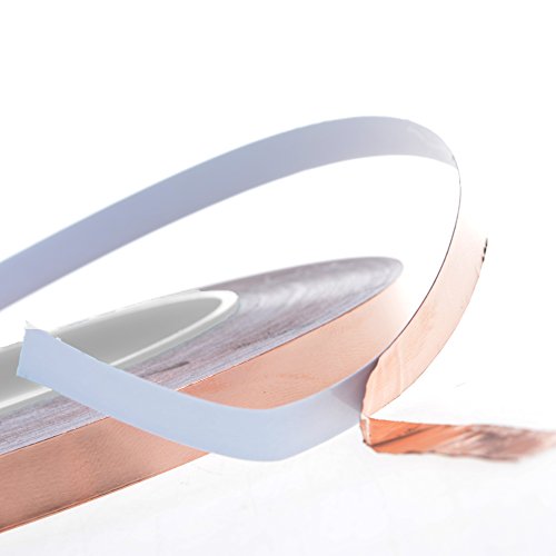 BCP Single-sided Conductive EMI Shielding Copper Foil Tape- 1/4 Inch X 55 Yds - Thumbnail 5