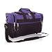 Blank Duffle Bag Duffel Bag in Black and Purple Gym Bag