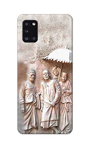 Image of Printed Hard Back Cover Case for Samsung Galaxy A31 Back Cover (Sai Baba) -1803