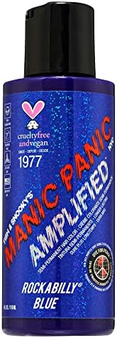 Manic Panic Amplified Semi Permanent Hair Colour - ROCKABILLY BLUE, 118 ml