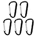 ZHENZQ 5pcs Large Strong Carabiner Small Carabiner Keychains Pack Carabiners Clip Hiking Accessories
