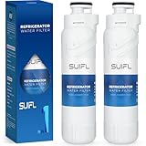 Suifl W10413645A Water Filter 2 Replacement, Compatible with Everydrop Filter 2, EDR2RXD1, Whirlpool WHR2RXD1, P9KB2L, P9RFKB2L, Whirlpool WRX986SIHZ, WRF757SDHZ, WRF767SDHZ, WRF736SDAM, 2 Pack