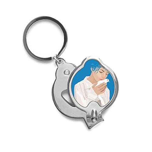 Coupe-ongles bleu paix fille anti-guerre un cadeau symbolique et utile pour proches