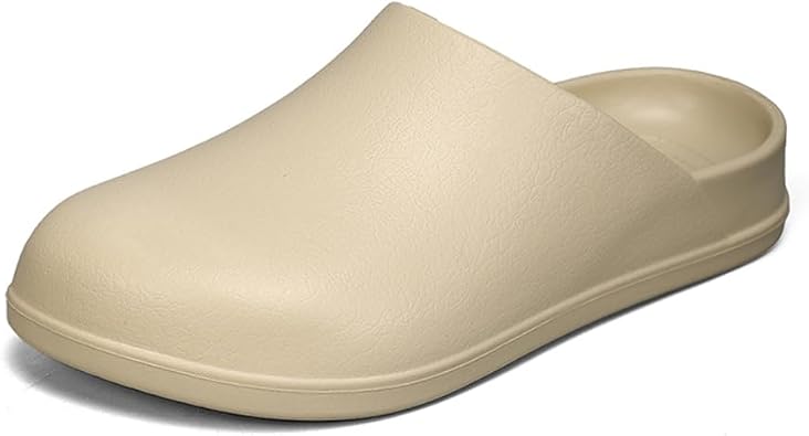 HiGropcore Chef Shoes Non-Slip Waterproof Work Clogs Womens Mens Comfortable Nurse Kitchen Food Service Shoes
