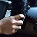 1 Set 3 Pcs Steering Wheel Cover Faux Wool Hand Brake Set Warm Winter (Black)