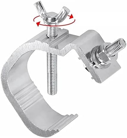 Pinces de lumière de scène robustes, 4 pièces, Kit de crochets pour lampe de scène en fonte d'aluminium moulé pour projecteur à tête mobile