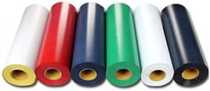 US Stock - 20" x 21 Yard/Roll HTV PVC Digital Heat Press Transfer Vinyl Film, Multy Colors (101 White)