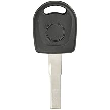 Keyless2Go Replacement for New Uncut Transponder Ignition Megamos 48 Chip Car Key HU66T6