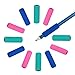 GORGECRAFT 60 pz 1.65 Pollici Morbido Cuscino Matita Impugnature Schiuma Penna Pinze per Adulti Studenti Che Scrivono Disegno Pittura Diamante Penna Pinza con Artrite, Colori Casuali