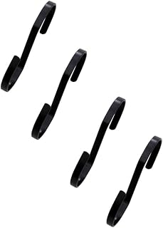 Zerodeko 15 Pcs Heavy Duty Hook Stainless Steel Hooks Metal Hooks Heavy-Duty Hooks Hook up Ordinary Flat Hook