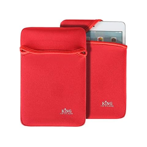 King of Flash 7" Red Neoprene Sleeve Cover
