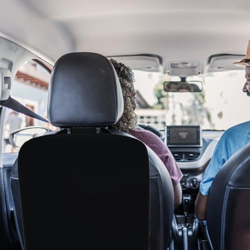 2 Stück Rückenlehnenschutz Auto,Sitzschutz Auto Rückenlehne,Rücksitzschoner, Autositz Schutz Rückseite Kinder,Autositz Rückenlehne,Wasserdichte Oxford Stoff,für Den Schutz Der Sitzlehne(Schwarz)
