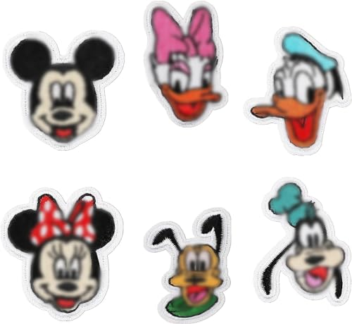 Parches Costura Ropa, Niños 6 Piezas Patch Sticker, Parches Ropa Termoadhesivos Niños, Parche Termoadhesivo DIY, parches para planchar, para Camisetas/Jeans/Chaquetas/Sombreros/Mochilas