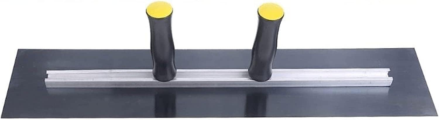 Paleta de yeso, herramientas de enyesado, paleta de enyesado de doble mango Cuchillo de arcilla Limpiador de manos Cuchillos de barro Herramienta de espátula de acabado Herramienta ideal de acero inox