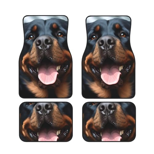 Tapis de sol de voiture universels Rottweiler pour SUV et camions