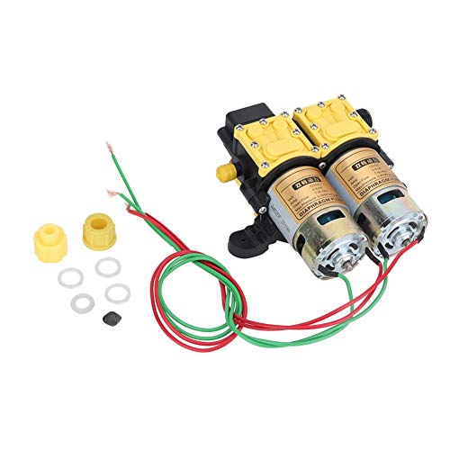 Fdit 12V Portable High Pressure Self-Priming Quick Car Washer Electric Car Washer Auto Wash Pump High Pressure Washer Pump for Vehicles Garden and Home