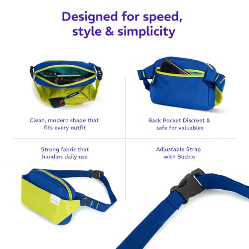 Image of Provogue Rover Waist Bag for Men & Women, Crossbody Waist Pouch with Zippered Compartments & Adjustable Strap,Multipurpose Fanny Pack for Travel & Outdoor Activities Chest Bag