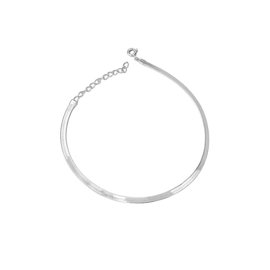 White Hathi Viper Snake Chain Anklet in 92.5 Sterling Silver | Silver Plated with Authentication Certificate | For Women & Girls | Wedding, Party, Office-Single Anklet (B0DG98X3X5) Amazon Price History, Amazon Price Tracker