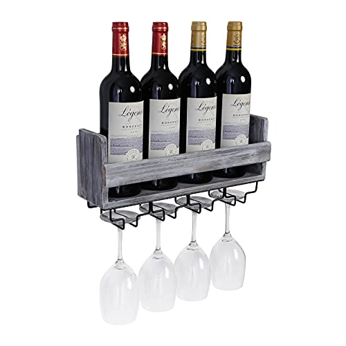 Tigcent Casier à Vin Porte Bouteilles Vin Etagere vec Porte Verres Vin Cover