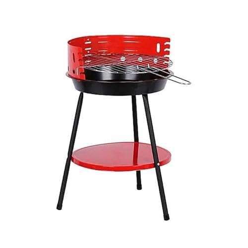 Barbacoa redonda 3 pies + bandeja 34 cm