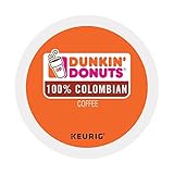 Dunkin Donuts Colombian Coffee K-Cup Pods, For Keurig Brewers, 96 Count