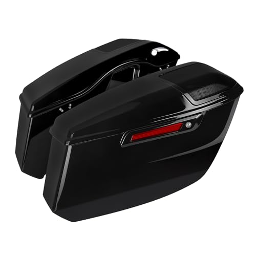 Alforjas rígidas para motocicleta compatibles con Harley CVO Road Glide FLTRXSE 2023-2025 y Street Glide FLHX 2024-2025 (Cierre tipo latch negro) miniatura 2